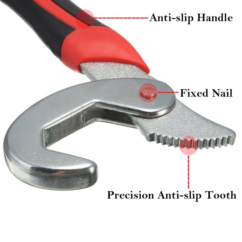Picture of Snap n Grip Steel Adjustable Universal Wrench - Red