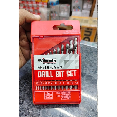Picture of 13PCS HSS DRILL BIT SET WISER BRAND - Red