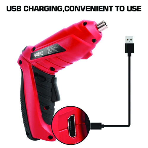 Picture of Cordless screwdriver drill machine 4.2volt 48pcs - White