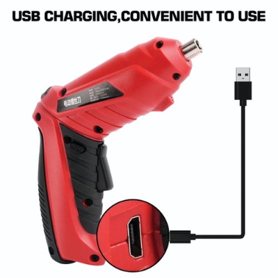 Picture of Cordless screwdriver drill machine 4.2volt 48pcs - White