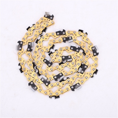 Picture of 20 Inch Electric Chain Saw Chain Yellow Gold Steel - Gold