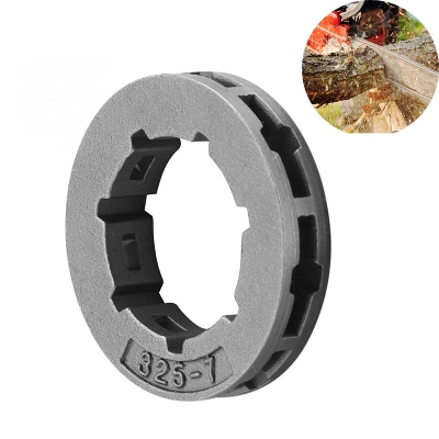 Picture of 325-7Tooth Rim Sprocket for Chainsaw Small Sprocket Rim Chain Drive Sprocket Rim Replace - White