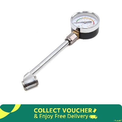 Picture of Universal Tyre Tire Air Pressure Gauge Dial Meter Tester for Bike & Car Vehicle