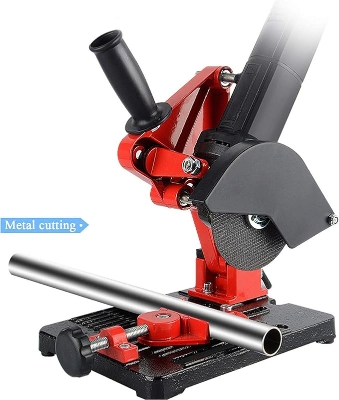 Picture of 115MM Multifunctional Angle Grinder Stand Grinder Holder Cutter Support Bracket Holder Cutting Machine for 100/115/125mm Angle Mill Woodworking Tool DIY Power Tools Accessories - Black