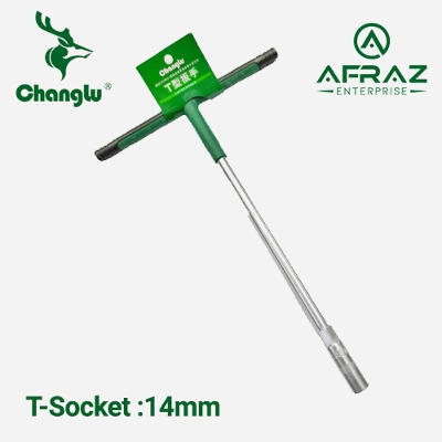 Picture of Plastic T - Handle Socket Wrench 14mm - White