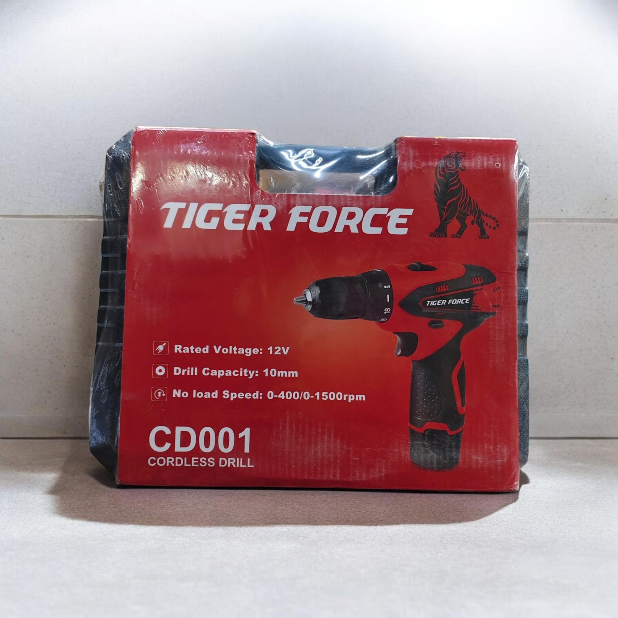 Picture of Cordless Drill Machine 12Volt 28Pcs Accessories - Red