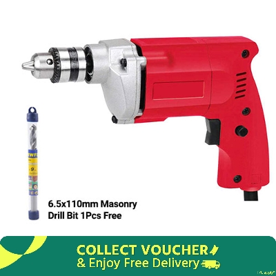 Picture of 10mm Electric Drill Machine For Multipurpose use - Red