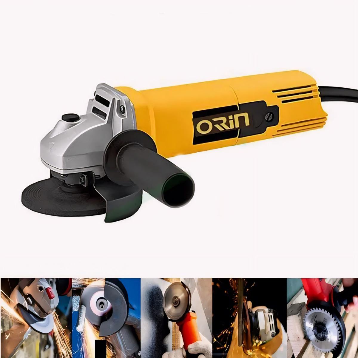 Picture of Angle Grinder 4 Inchi Orin Brand AG003 - Yellow