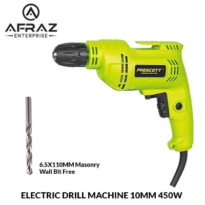Picture of ELECTRIC DRILL MACHINE 10MM 450W PRESCOTT