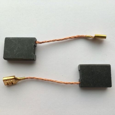 Picture of Carbon Brushes for 4" grinding machine, Blower machine, Circular machine, Jig Saw Machine, Drill Machine 1Pair Same as Picture - Black