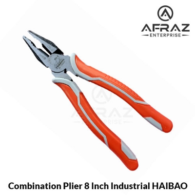 Picture of COMBINATION PLIER 8 INCH HAIBAO - Red