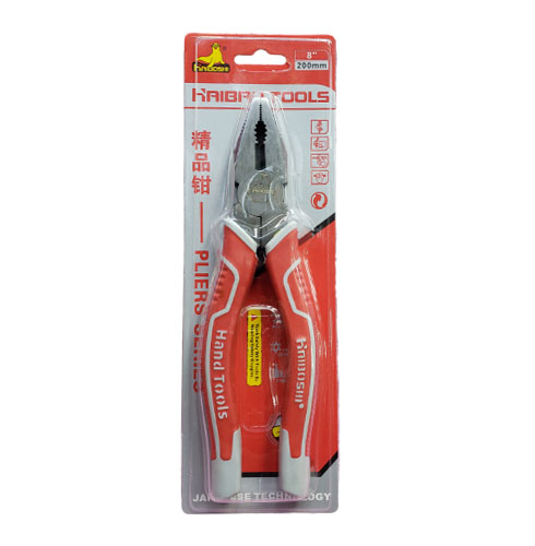 Picture of COMBINATION PLIER 8 INCH HAIBAO - Red