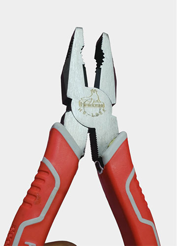 Picture of COMBINATION PLIER 8 INCH HAIBAO - Red