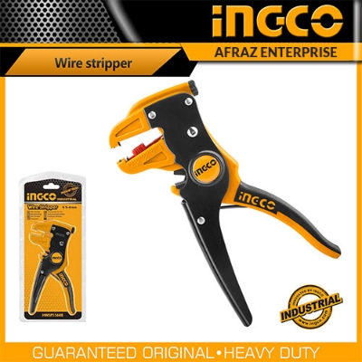 Picture of INGCO Wire Stripper, 2 in 1 Cable Wire Stripper with Cutter, 0.5mm-6mm Stripper diameter Wire Stripping Tool for Flat Ribbon Cable Wire Electrical Automotive Repair