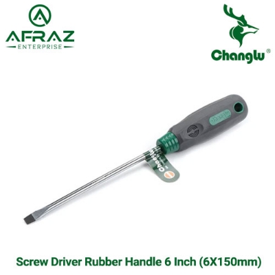 Picture of Screw Driver Color Bar Handle 6 Inch ( 6-150 mm) CHANGLU - Green