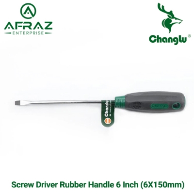 Picture of Screw Driver Color Bar Handle 6 Inch ( 6-150 mm) CHANGLU - Green