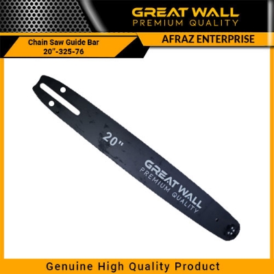 Picture of GASOLINE CHAIN SAW MACHINE GUIDE BAR GREAT WALL 20 INCH-325-76