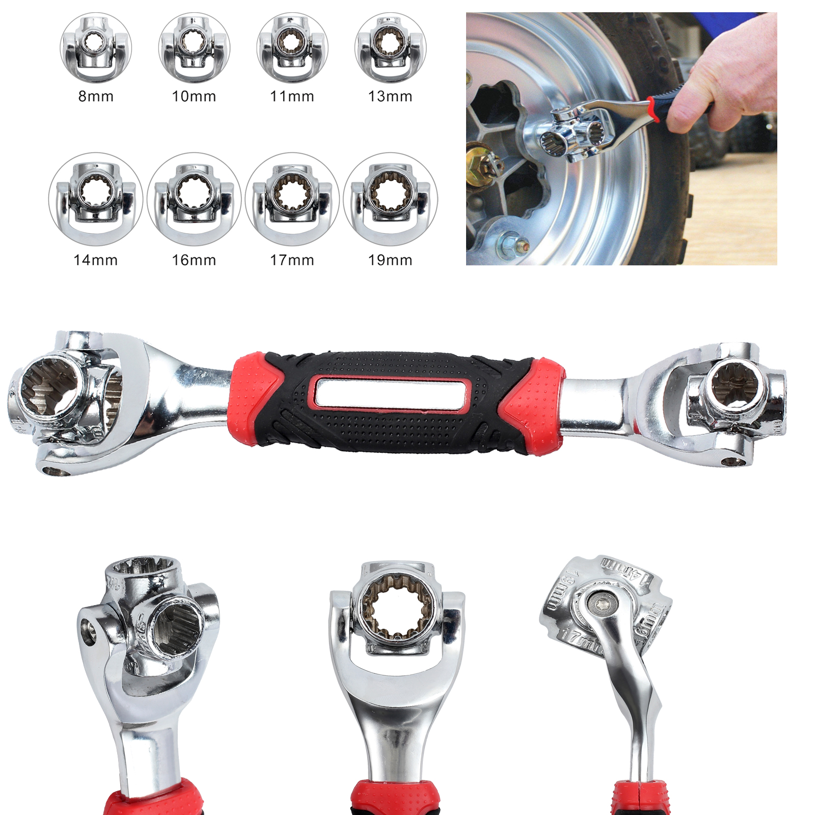 Picture of 48 in 1 Universal Wrench Handy Adjustable Tool Multi-Function Socket Wrench