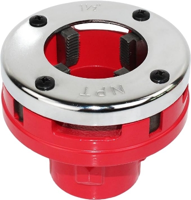 Picture of Ratchet Pipe Threader Kit Ratcheting Pipe Threading Tool Set Head 1.5 Inch