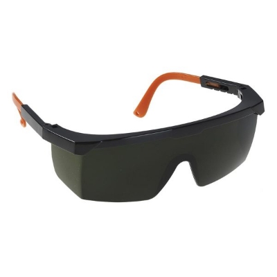 Picture of Black Welding Goggles for Safety, Plastic material
