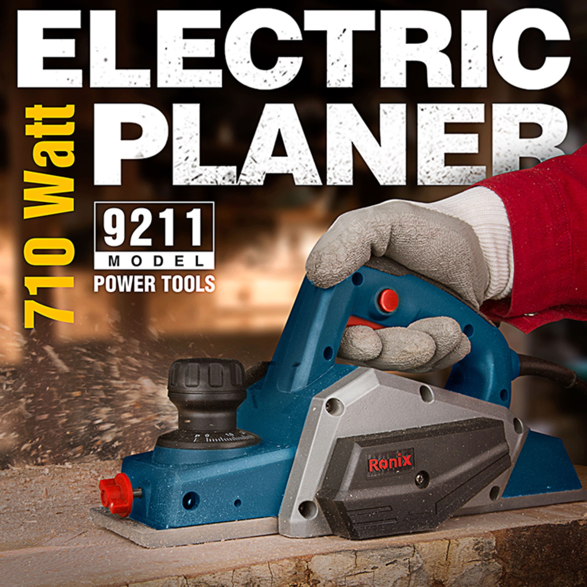 Picture of ELECTRIC PLANER MACHINE 82mm 9211 RONIX