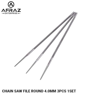 Picture of 3pcs 5/32" 4.0mm Round Chainsaw Saw Chain Files Filing Sharpener For Woodwork