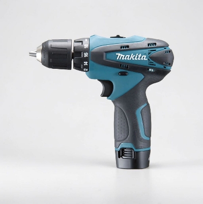 Picture of Cordless Drill Machine 12v 25Pcs Power Driver Combo Drills Kit + Double Battery MAKITA - Blue