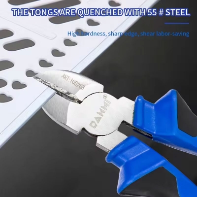 Picture of DANMI Diagonal Cutting Pliers 6 inch 160mm TPR Handle - Blue