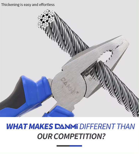 Picture of Combination Plier 8 inch Danmi Industrial - Blue