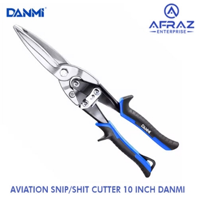 Picture of DANMI Aviation Tin Snips 10 Inch Heavy Duty Metal Cutter Shears - Blue