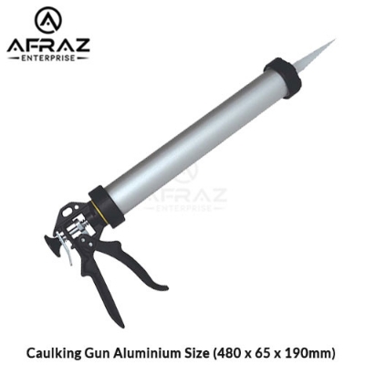 Picture of HAND CAULKING GUN/Aluminium Silicon Gun Size (480 x 65 x 190mm) - White