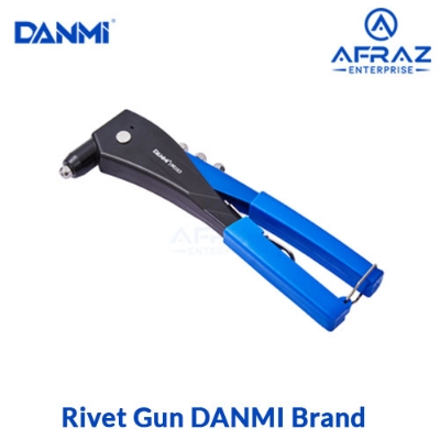 Picture of Danmi Hand Tool Single Handle Riveting Gun Single Hand Riveter Labor-Saving Self-Plugging Rivet Pliers Staple Gun - Blue