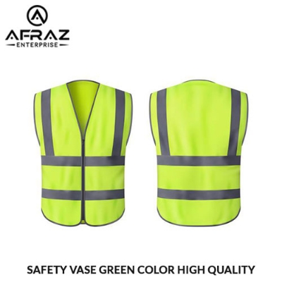 Picture of Green Color Safety Vest High Quality - Green