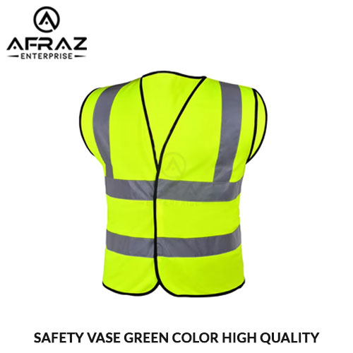 Picture of Green Color Safety Vest High Quality - Green