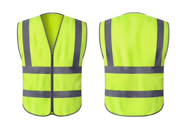Picture of Green Color Safety Vest High Quality - Green