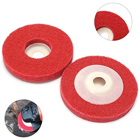 Picture of Sanding Abrasive Foam Disc 4 inch 1 Pcs For Angle Grinder Use - Red