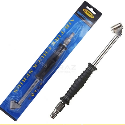 Picture of 2-in-1 Air Inflator Hose Nozzle for Head Chuck Gauge Car Tire Pressure