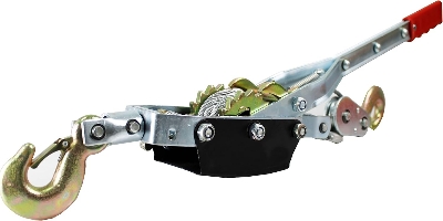 Picture of 2-Ton Come Along Winch Power Puller, Heavy-Duty 2 Gear Hand Cable Puller Tool,Automotive Hoist Cable Puller