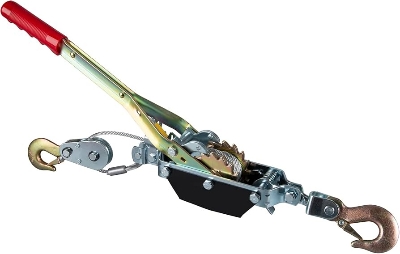 Picture of 2-Ton Come Along Winch Power Puller, Heavy-Duty 2 Gear Hand Cable Puller Tool,Automotive Hoist Cable Puller