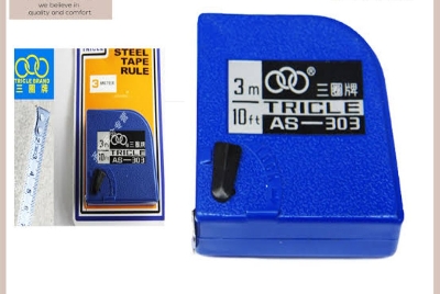 Picture of TRICLE Measurement Tape 3M 10 feet / high quality tricle steel tape 3 M/ Measuring Tape 03 - Blue