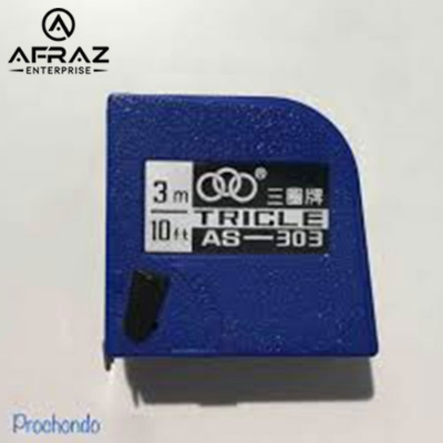 Picture of TRICLE Measurement Tape 3M 10 feet / high quality tricle steel tape 3 M/ Measuring Tape 03 - Blue