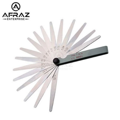 Picture of 6 Inch 17Pcs(0.02mm-1mm) Set Feeler Gauge - White