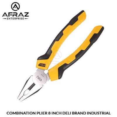 Picture of DELI DL2008 mm (8 Inch) Combination Plier - Yellow