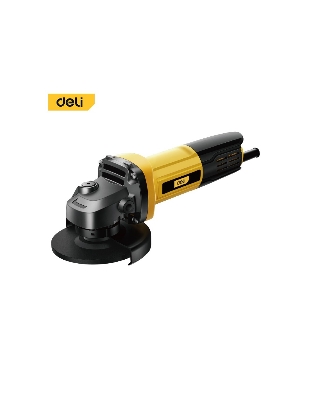 Picture of Deli Tools JM100-E2 900W 220V Heavy Duty Angle Grinder - Yellow