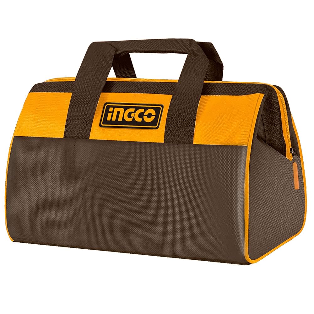 Picture of INGCO 16 Inch Tool Bag Organizer with Wide Mouth Water-proof Multi-use Tool Tote Bag HTBG281628 - Black