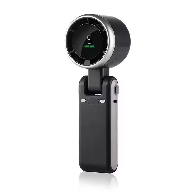 Picture of Portable Handheld Turbo Fan, 5 Gear Wind, Battery Operated, Up to 12 Working Hours, Hand Fan with Air Turbo Tech