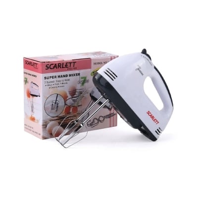 Picture of Hand Mixer for Cakes, Cookies & More | MNK SHOP (White)