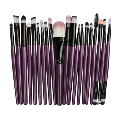 Picture of 20Pcs/Set Professional Makeup Brushes Set Cosmetic Brush tools Powder Foundation Eyeshadow Eyeliner Lip Brush Tool Kit for Women's Fashion