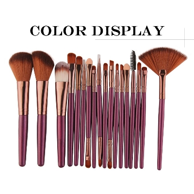 Picture of 18Pcs Makeup Brushes Tool Set Cosmetic Powder Eye Shadow Foundation Blush Blending Beauty Make Up Brush Maquiagem