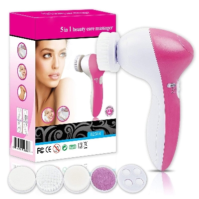 Picture of 5 in 1 beauty instrument beauty facial brush facial cleaning massager private label facial massager